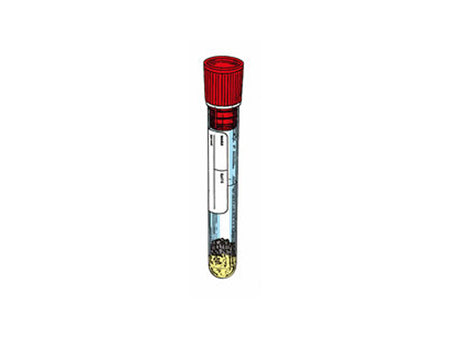 Tube PP 13x75mm, gel and clot activator
