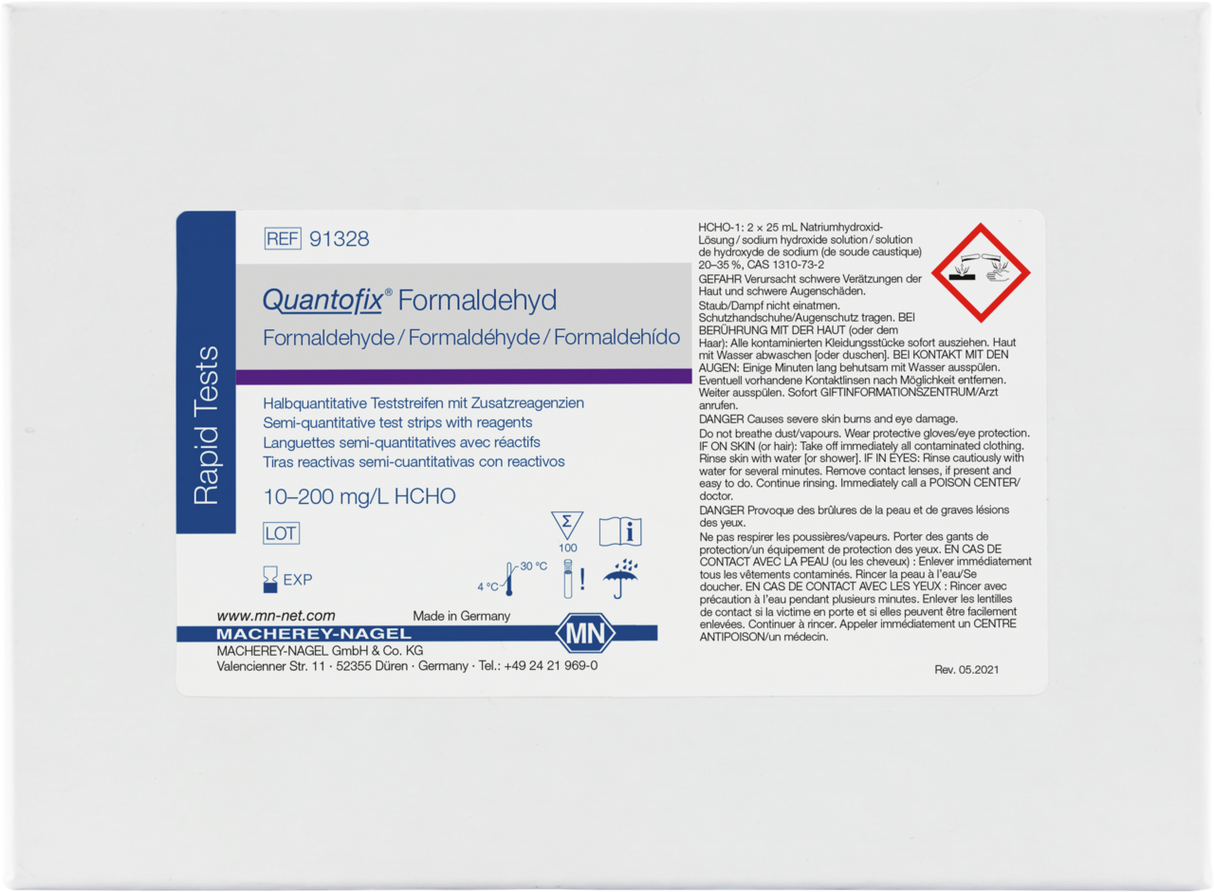QUANTOFIX formaldehyde 10-200