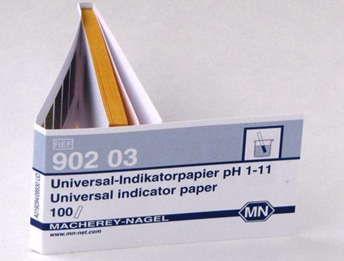 Indicatorpapier pH 1-11, universeel, 100
