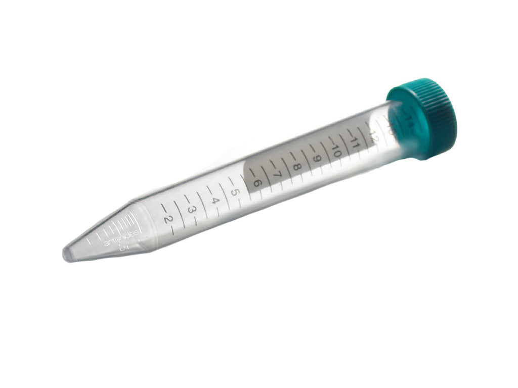 Buis PP 15 ml conisch, groene dop