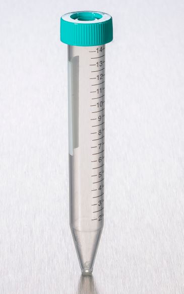 Buis PP 15 ml conisch, gr. dop, steriel - Antonides - Centrifugebuizen