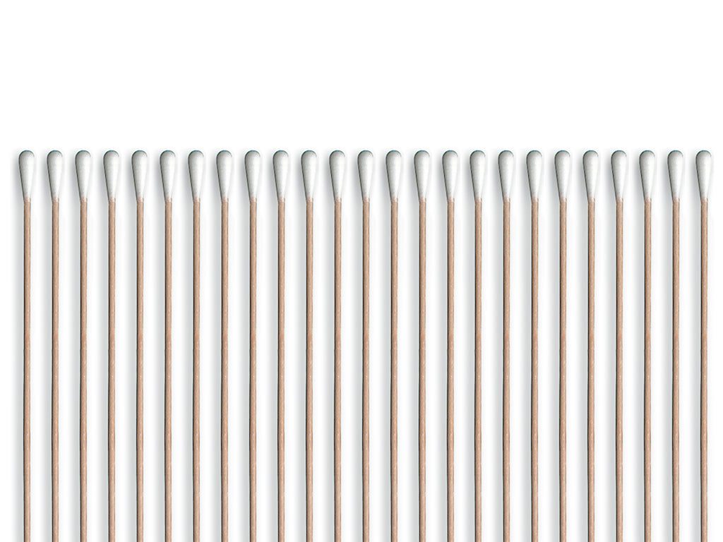 Wattenstokjes, 15 cm, p/25, steriel