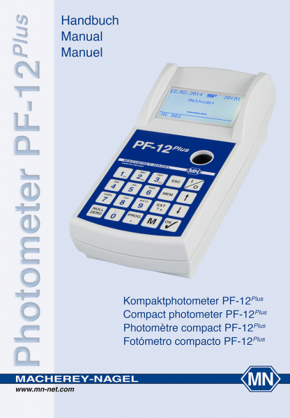 fotometer PF-12 Plus manual