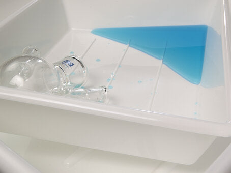 Labtray, PP wit, lengte x breedte 515x415mm, 15 liter