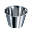 Schaal 100 ml rond RVS, 80 x 35 mm