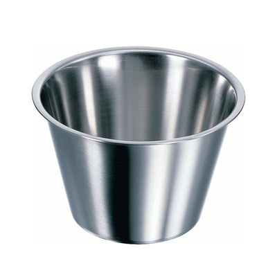 Schaal 100 ml rond RVS, 80 x 35 mm