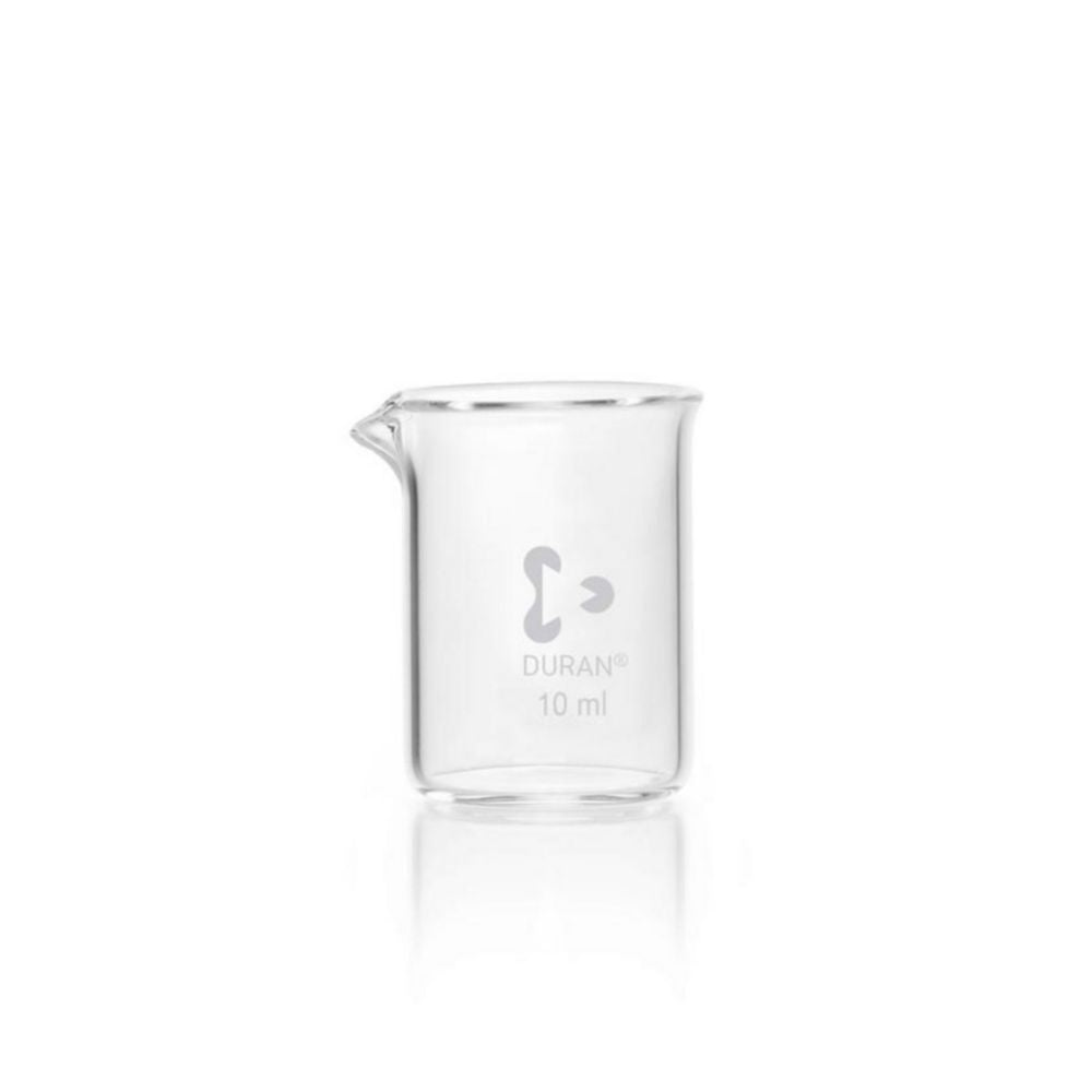 Bekerglazen, laag model | nom. volume: 10 ml