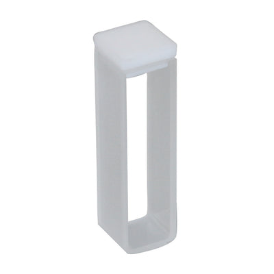 Cuvet kwartsglas, 3,5ml, lichtweg 10 mm, PTFE-deksel