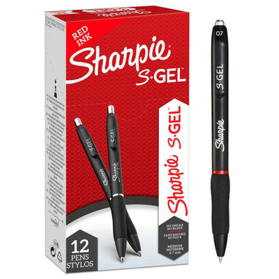 Gelpen Sharpie® S-Gel, lijnbreedte 0,7 mm, rood