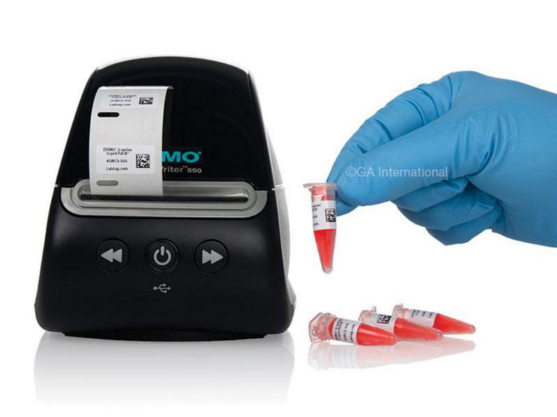 Productfoto van CryoSTUCK® labels for frozen surfaces 1" x 0.5" / 25.4mm x 12.7mm roll with 750 labels