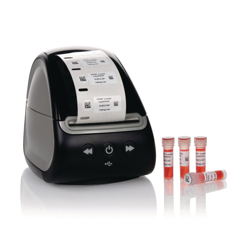 Productfoto van CryoSTUCK® labels for frozen surfaces 1.125" x 0.625" + 0.437" /28.6mm x 15.9mm + 11.1mm roll with 750 labels