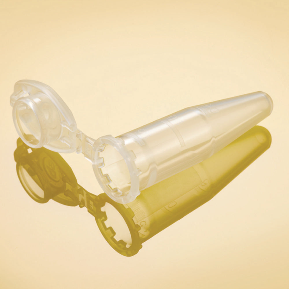 Reactievaatjes 1,5 ml BioBased, Safe-Lock, PCR clean, kleurloos