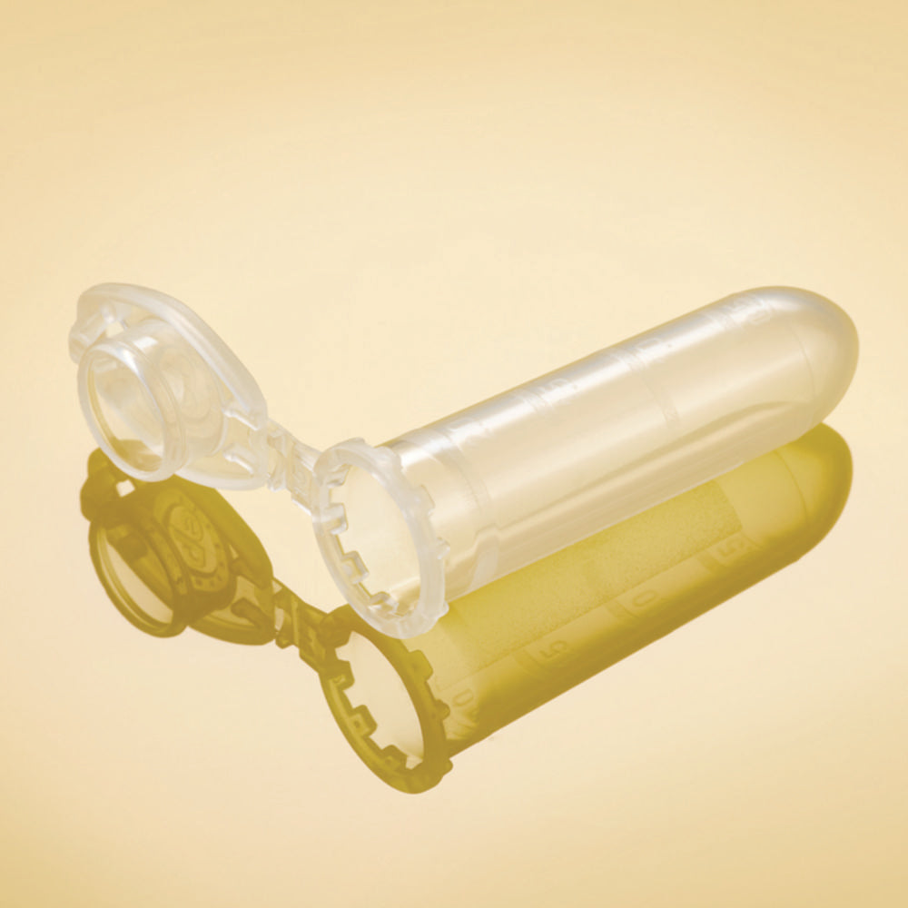 Reactievaatjes 2,0 ml BioBased, Safe-Lock, PCR clean, kleurloos