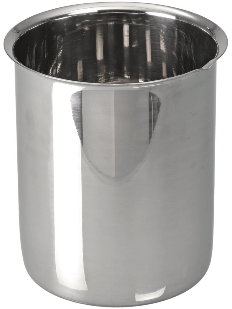 Laboratoriumbeker 1000 ml roestvrij staal, AISI 304