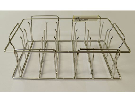 Petrischaal rek RVS v. 36 schalen 90 mm