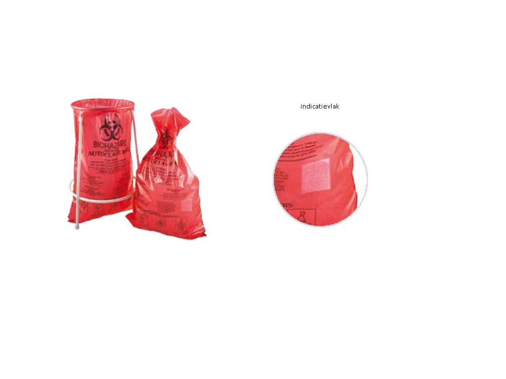 Zak HDPE Biohazard 210x290 mm