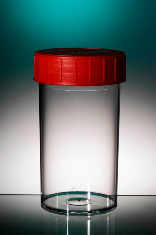 Container PP 180 ml, bl. schr.dl, asept