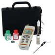 pH-meter 5, set met elektrode  temp.sensor SD-kaart en koffer