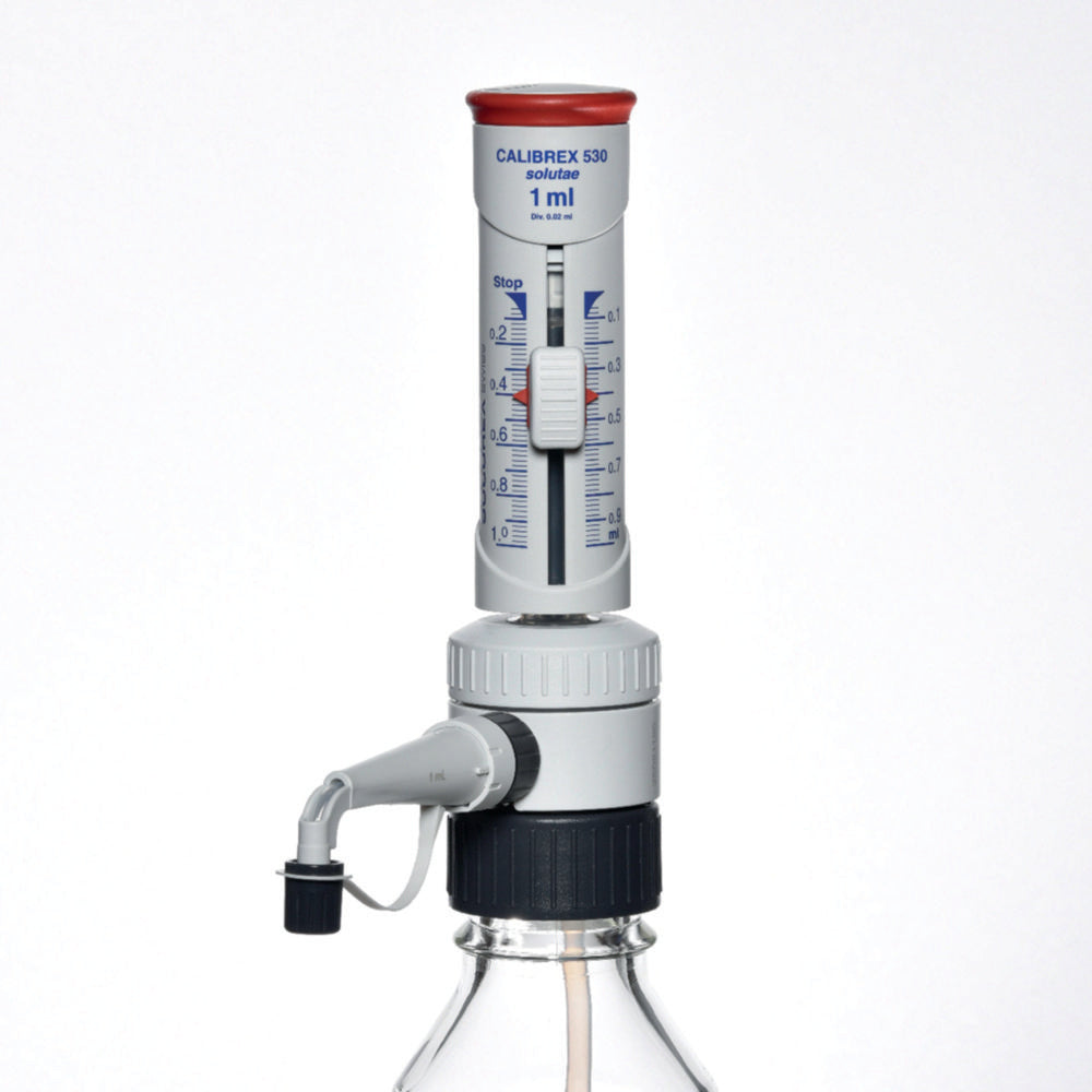 Dispenser Calibrex solutae 530 0,1-1 ml, PFA-gecoate plunjer, autoclaveerbaar