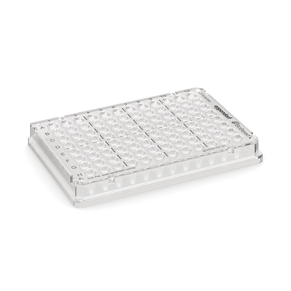 twin.tec PCR-plaat 96 BioBased, met rand, PCR-clean, transparant, set van 25