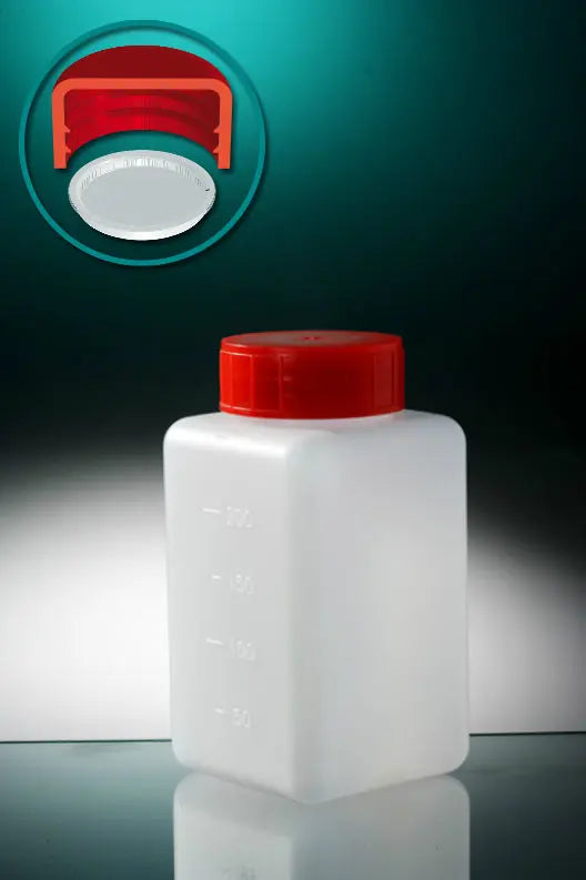 Pot 250ml HDPE vierk. schrdp+inleg ster