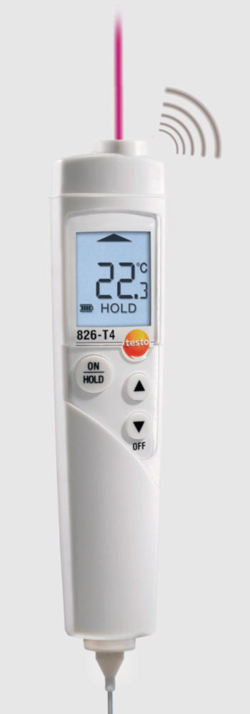 Thermometer 2 in 1 T826-T4 met voeler en laser