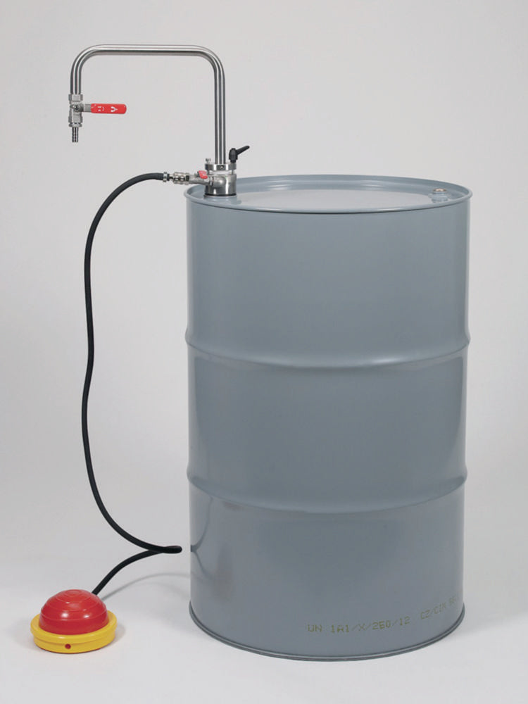 Voetpomp, oplosmiddel immersie, max diepte 95cm, 30l/min