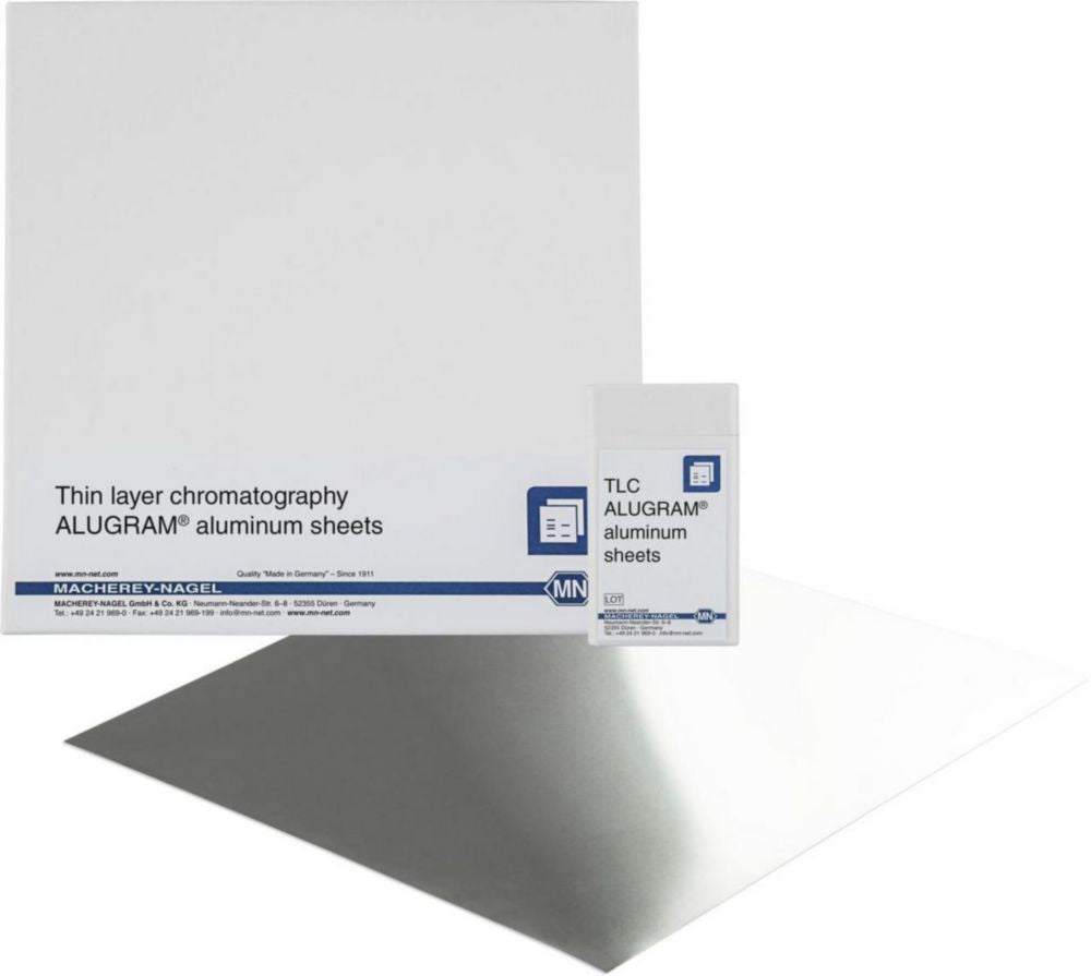 Ongemodificeerde standaard-kiezelgelplaten voor DC, SIL G, ALUGRAM® | Type: ALUGRAM<sup>®</sup> Xtra SIL G