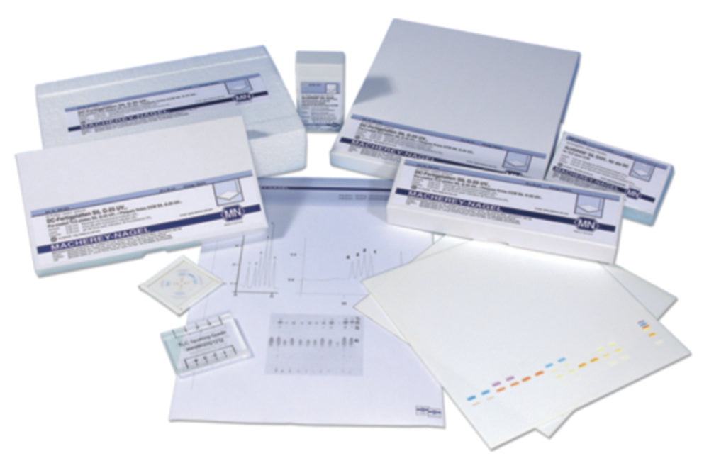 Ongemodificeerde standaard-kiezelgelplaten voor DC, SIL G, POLYGRAM® | Type: POLYGRAM<sup>®</sup> SIL G UV<sub>254</sub>