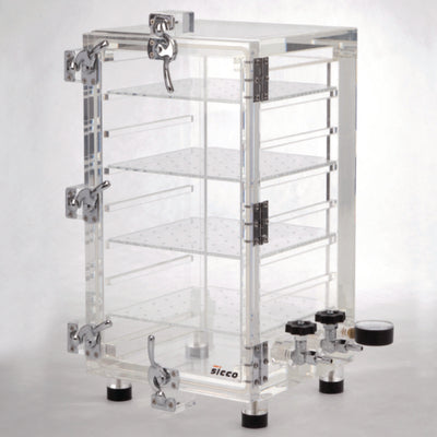 Vacuümexsiccator 3 type 1000 acrylglas 20 mm, temp. -20°C ... +70°C, 32L, buitenafmetingen 315 x 550 x 310mm