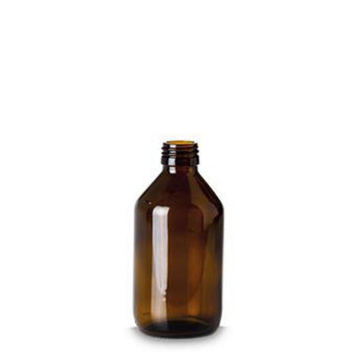 Fles schroefaansl. amber AR-glas 250ml