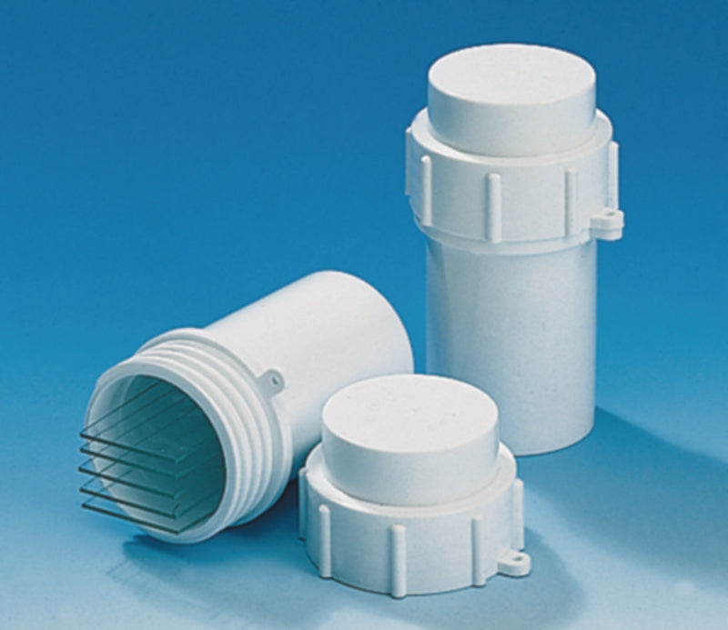 Verzendkoker objectglas PP, 90 mm, Ø 40 mm, voor 5/10 st