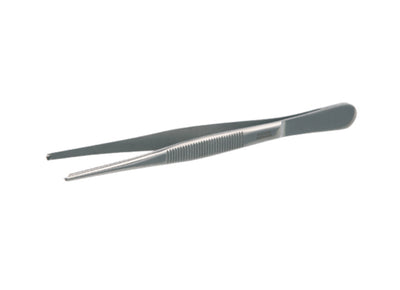 Pincet 130 mm, RVS 18/10 met tandjes 1:2