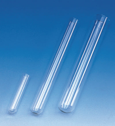 Reageer-/Cultuurbuis 130 x 14 mm, rondbodem, zonder rand