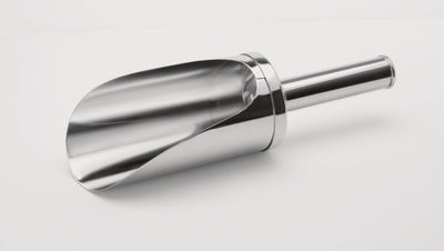 Maatschep RVS 1000 ml, ronde handgreep