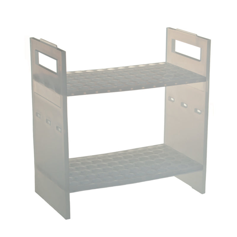 Productfoto van Rek voor NMR-buizen PP, met draaggreep en twee niveau's