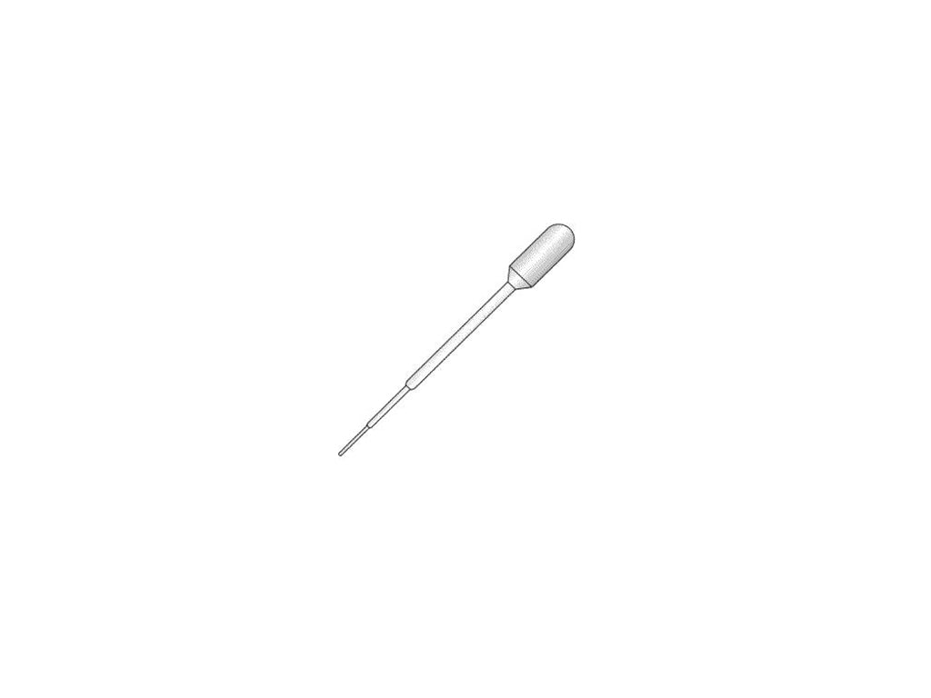 Pasteurpipet PE, 1 ml, capil. uitloop