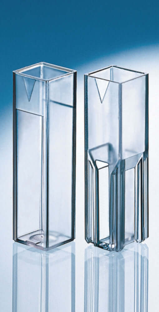 Cuvet half mikro, PS, 1,5-3,0 ml