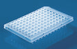 PCR-platen, 96-Well, 0,2ml helder  PP,stand. profiel, halve rok