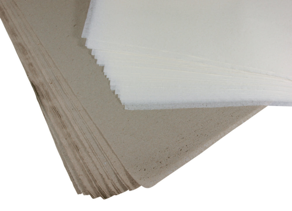 LLG-cellulosepapier in stapelbare vellen, sterk gebleekt, ca. 40 x 60 cm, 5 kg