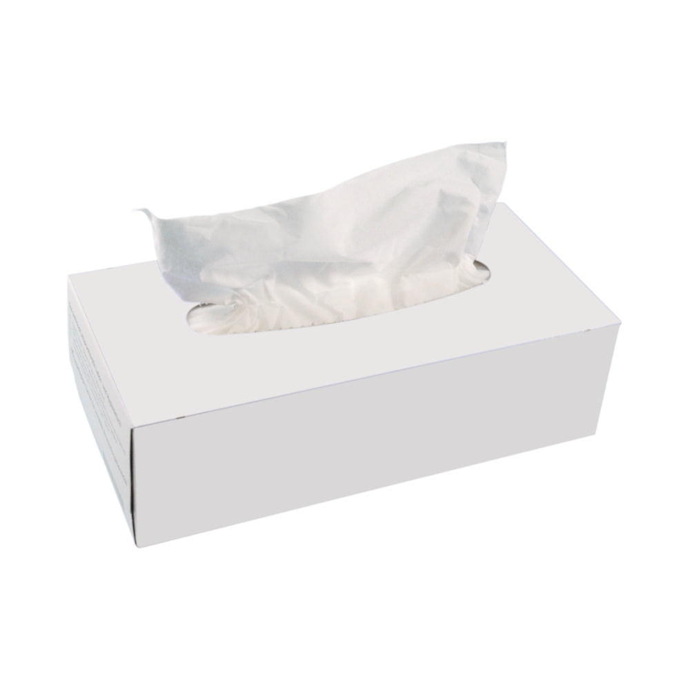 LLG-Laboratorium- en hygiënetissues 21x22cm wit, 2-laags, dispenserdoos van 150 tissues, verpakking van 30
