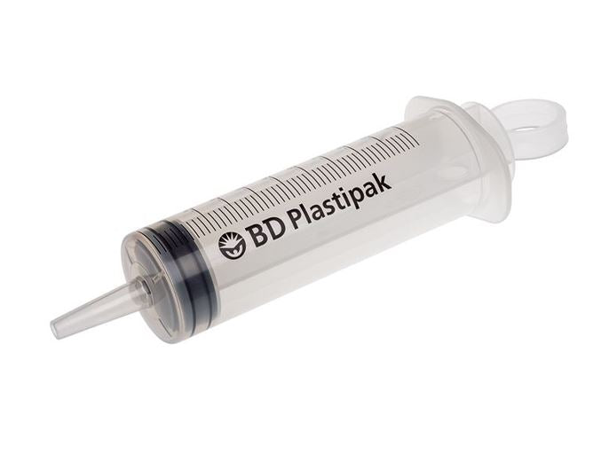 Spuit, BD Plastipak, 100 ml, Luer slip, 3-delig