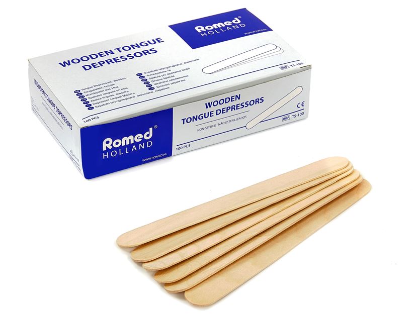 Tongspatel, hout (18 x 150 mm)