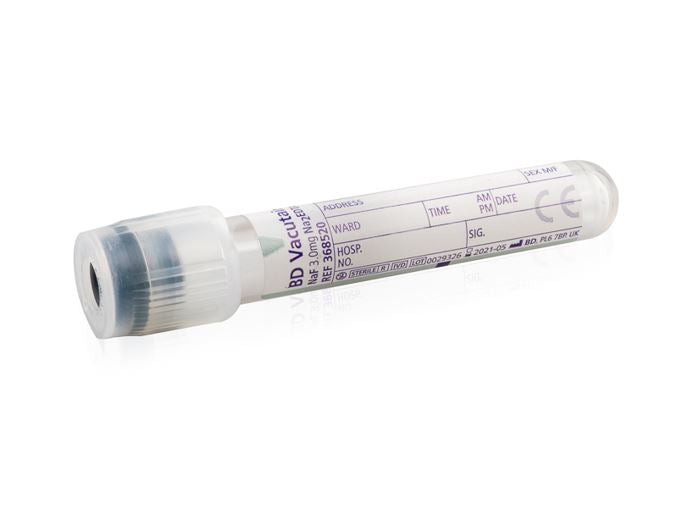 Vacut. fluor./EDTA buis, plastic, 2 ml