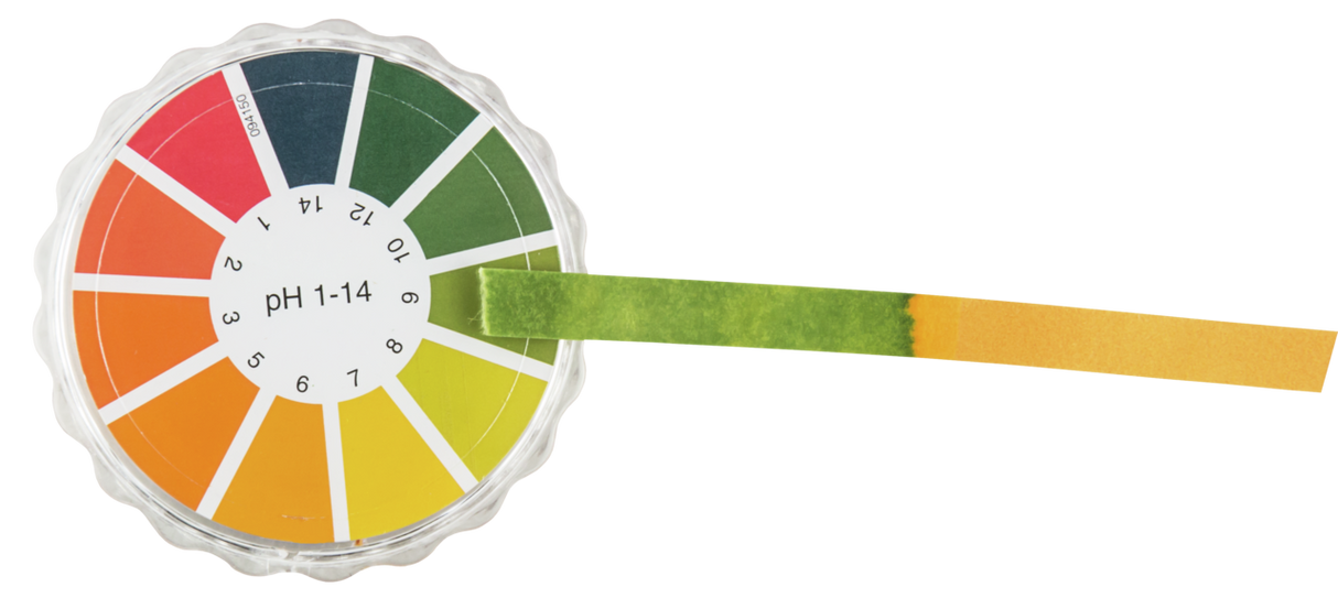 Indicatorpapier pH 1-14, universeel, in dispenser
