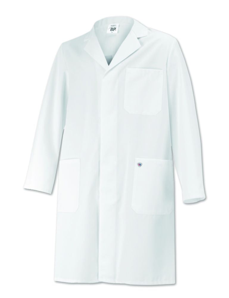 Witte labjas unisex