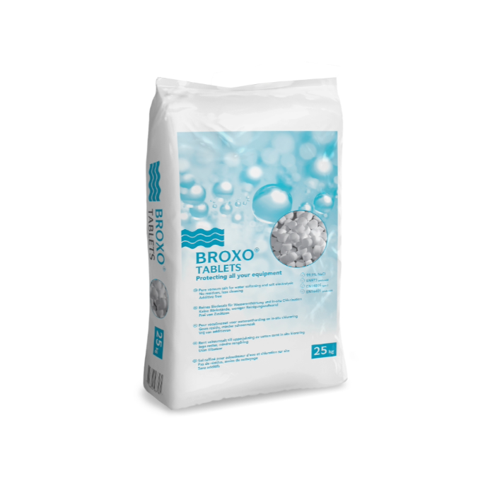 Broxo zouttabletten onthardingszout 25KG