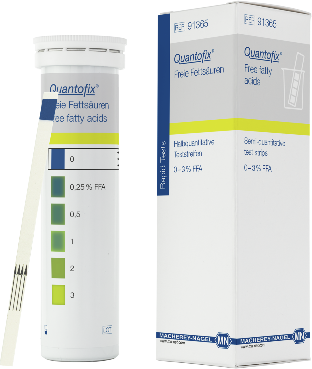 QUANTOFIX® Vrije vetzuren teststrips