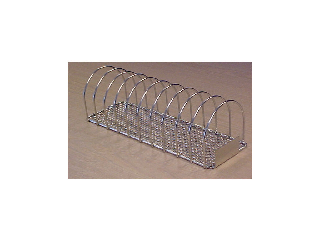 Stomacherzakhouder  RVS 10-vaks