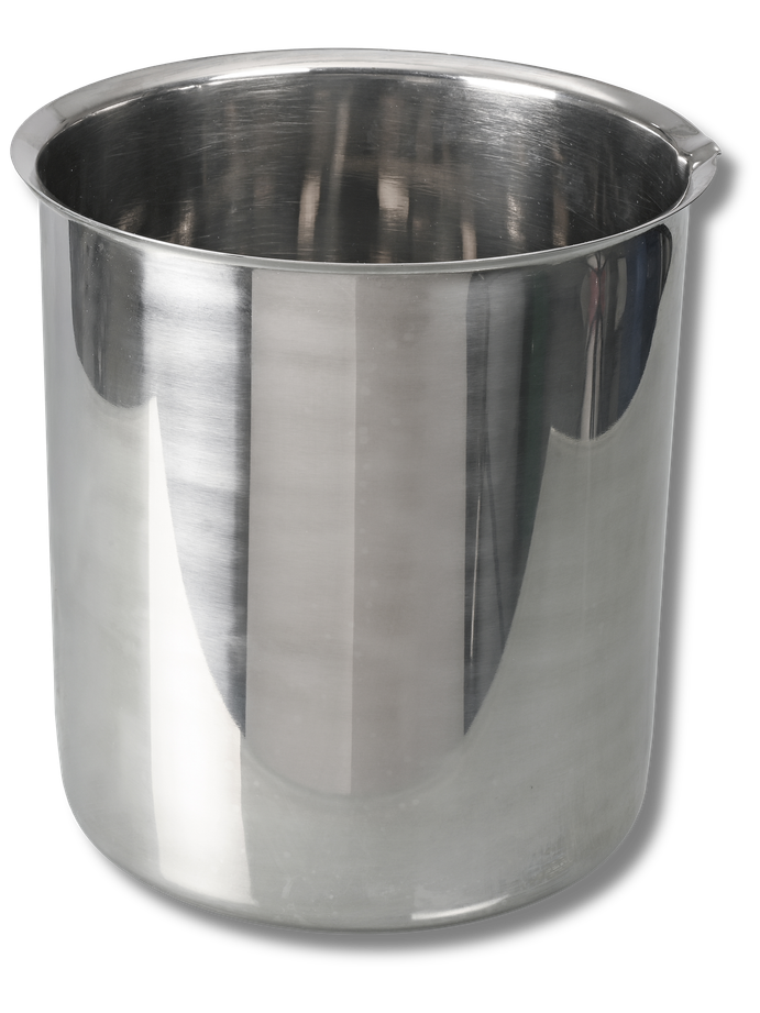 Laboratoriumbeker, RVS AISI 304, 3000 ml
